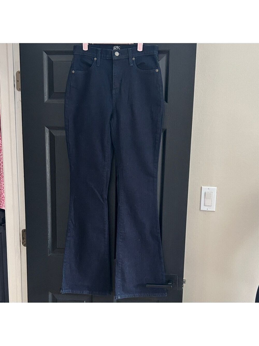 Iris Dark Indigo Women's Flare curvy Jeans